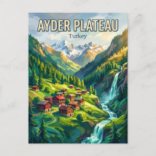 Ayderplatån Turkiet Vykort