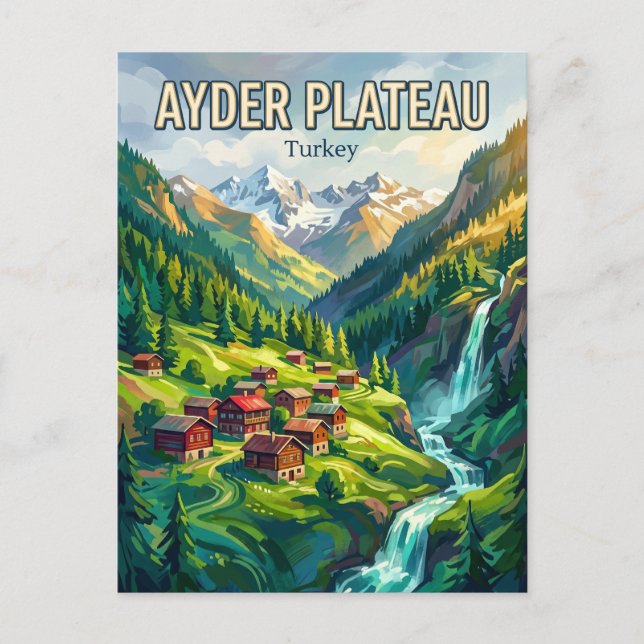 Ayderplatån Turkiet Vykort (Framsida)