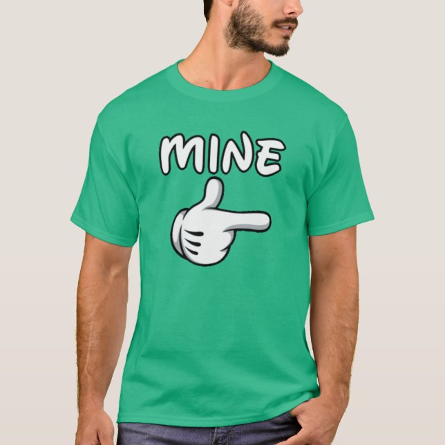 Aye är hon den min t-skjortan tee (Framsida)