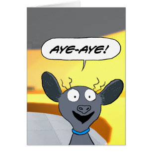 Aye-Aye! Hälsningskort