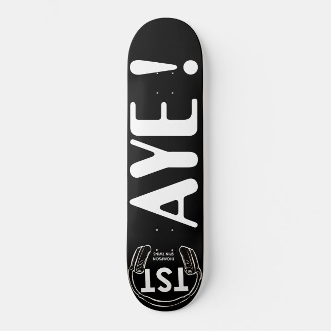 AYE Skateboard/JMT USA Mini Skateboard Bräda 18,5 Cm (Framsida)