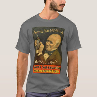 Ayers grå färg för Sarsaparillamörk T-shirt