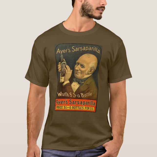 Ayers SarsaparillaMs brunt Tee Shirt (Framsida)