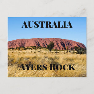 Ayers Sten Australien Vykort
