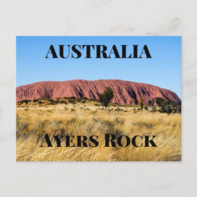 Ayers Sten Australien Vykort (Framsida)