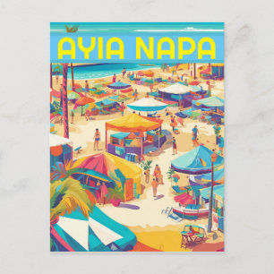 Ayia Napa Cyperns turistresort Helg Vykort