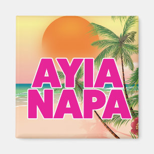 Ayia Napa helgdagaffisch Magnet