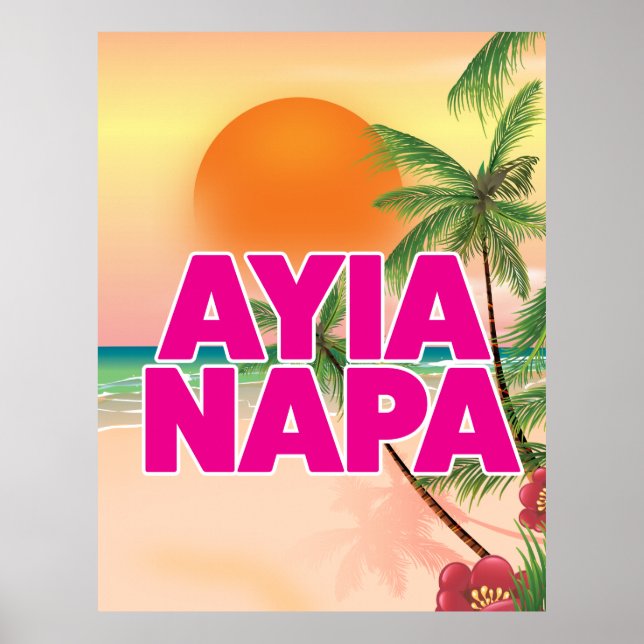 Ayia Napa semesterplanscher Poster (Framsidan)