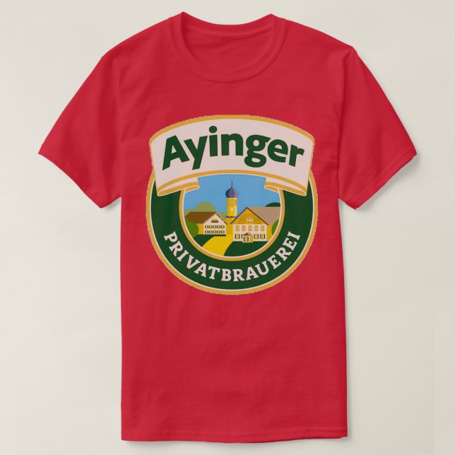 ayinger Bavaria-öl T Shirt (Design framsida)