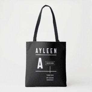 Ayleen Personlig Namn Birthday Gift Tygkasse