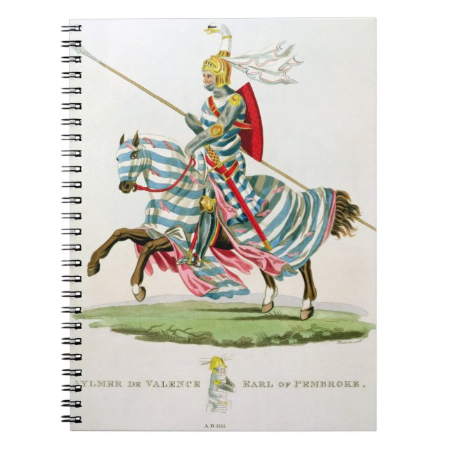 Aylmer de Valence, Earl av pembroken (1265? - Anteckningsbok (Framsidan)