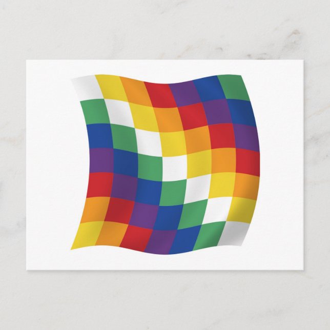 Aymara Flag Postkort Vykort (Framsida)