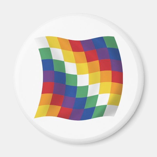 Aymara Flaggmagnet Magnet (Framsidan)