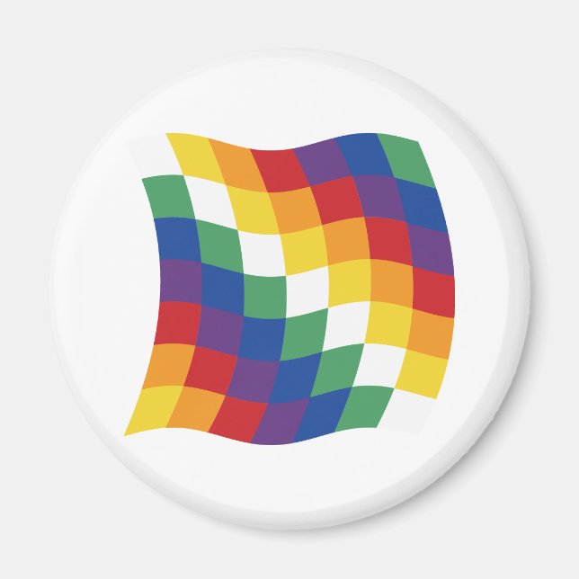 Aymara Flaggmagnet Magnet (Framsidan)