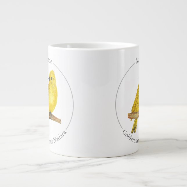 Ayme -  Goldammer aus Natlara Jumbo Mugg (Framsidan)