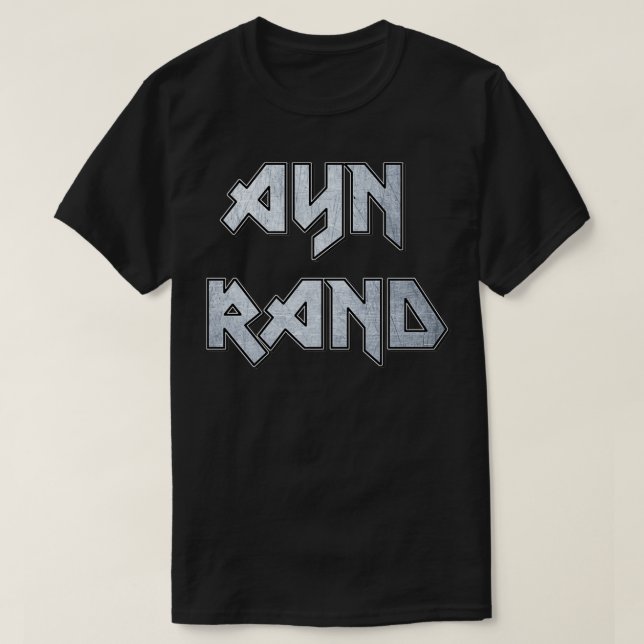 Ayn Rand 2 T Shirt (Design framsida)