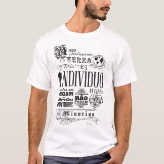 Ayn Rand - en indivíduo för nolla för T-shirt