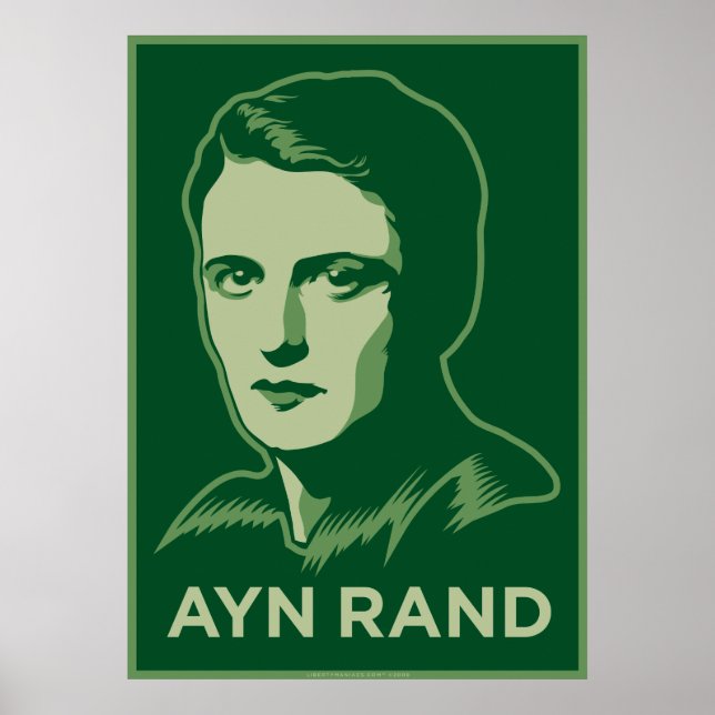 Ayn Rand Poster (Framsidan)