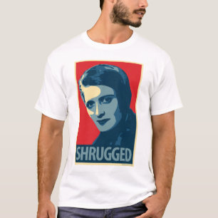 Ayn Rand: Ryckt på axlarna (T-tröja för Obama Tröja
