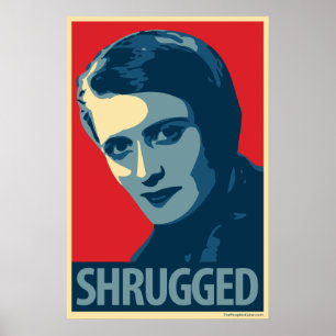 Ayn Rand - Skramad: OHP Poster