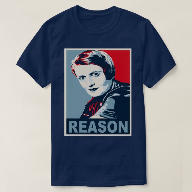 Ayn Rand T Shirt (Design framsida)