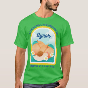 Aynor South olina SC Peach Tourist Souvenir T Shirt