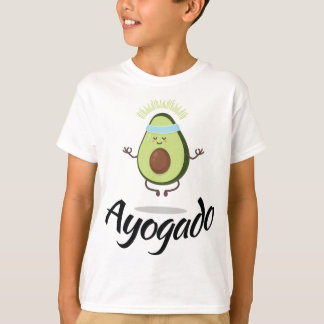 Ayogado - Yoga Avocado - Andlig Fruit - Vegan P T Shirt