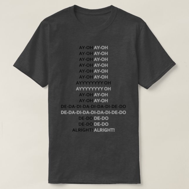AYOH Live Aid 1985 T Shirt (Design framsida)