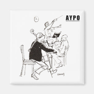 AYPO 25-26 Season Begränsad Tecknad Magnet