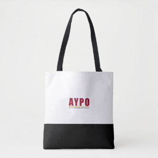 AYPO Red Logotyp Tote Tygkasse