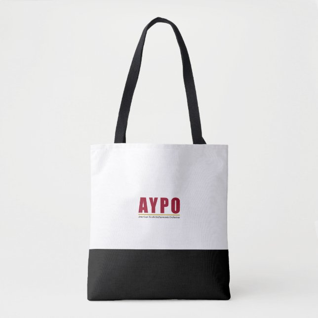 AYPO Red Logotyp Tote Tygkasse (Framsida)