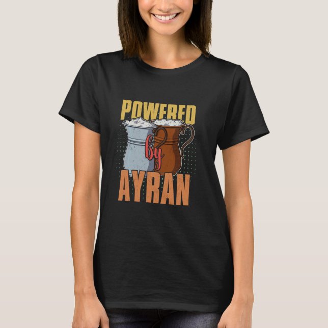 Ayran Turkey doner kebab Turkisk drink yogurt dürü T Shirt (Framsida)