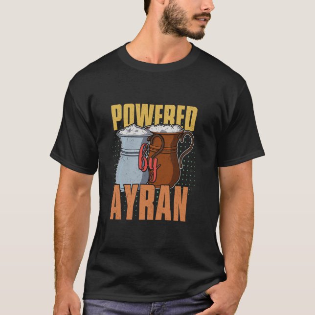 Ayran Turkey doner kebab Turkisk drink yogurt dürü T Shirt (Framsida)