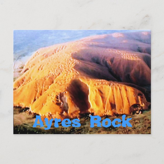 Ayres Sten Uluru Australia vycard Vykort (Framsida)