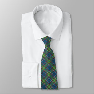 Ayrshire District Tartan Blue och Grönt Play Slips