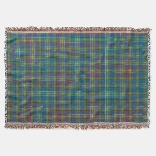 Ayrshire District Tartan Throw Blanket Filt (Framsidan)
