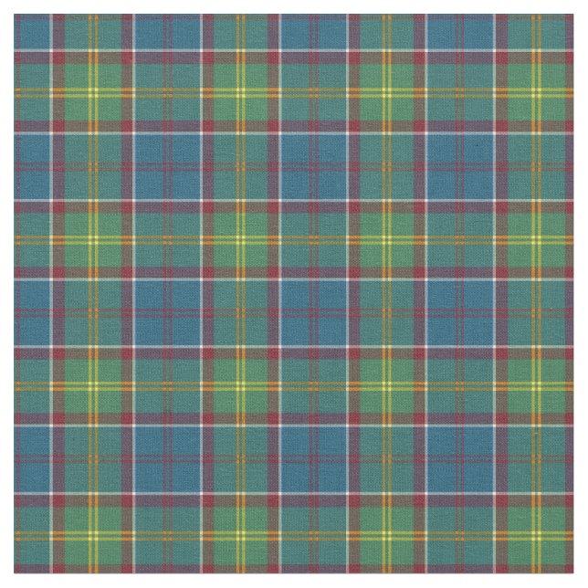 Ayrshire Scotland District Tartan Tyg (Närbild)