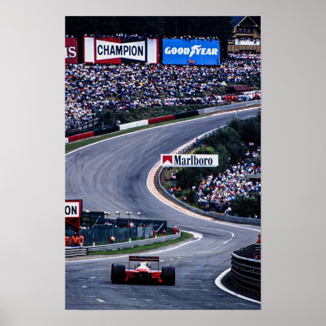 Ayrton Belgium Tävla Poster (Framsidan)