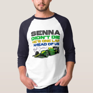 Ayrton Senna dog inte, han är en knut framför oss T Shirt