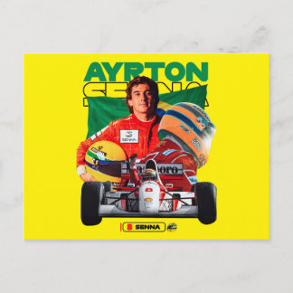 Ayrton Senna Vykort