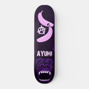 Ayumi Anarchy Gorilla Krig Deck III Mini Skateboard Bräda 18,5 Cm