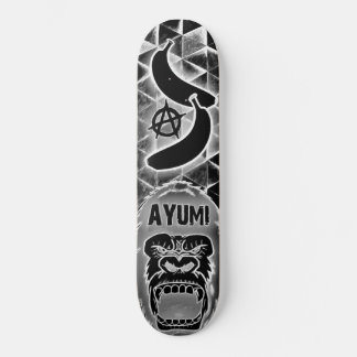 Ayumi Anarchy Gorilla Krig Deck VII Mini Skateboard Bräda 18,5 Cm