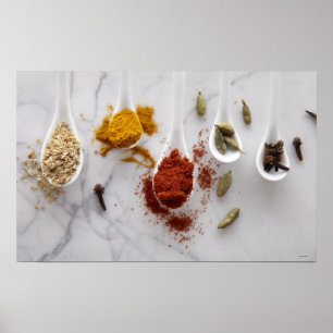 Ayurvedic värmekryddor poster