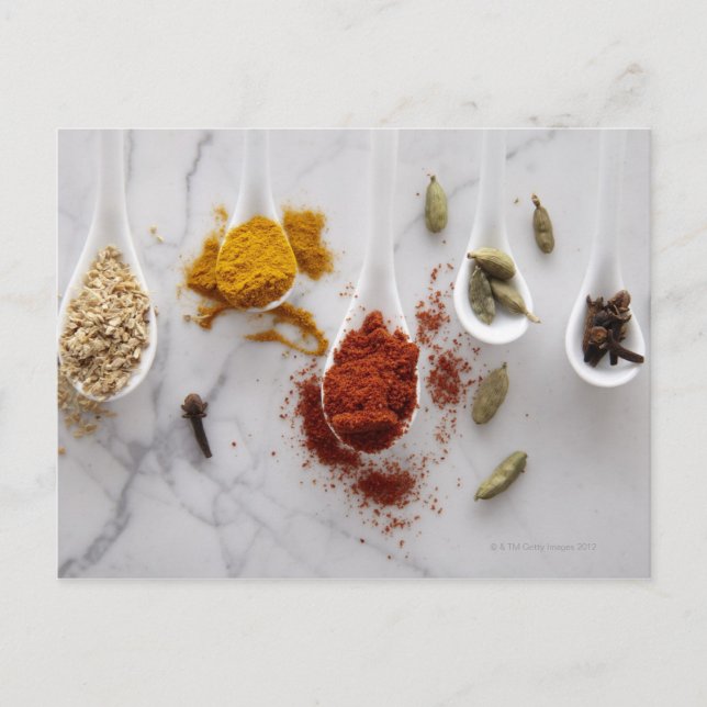 Ayurvedic Warming Spices Vykort (Framsida)