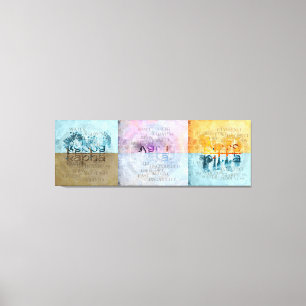 Ayurvediska Doshas - Wrapped Canvas