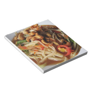 Ayutthaya Spicy Papaya Salad [Som Tam] med Cashew Anteckningsblock
