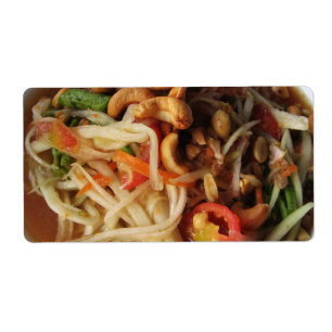 Ayutthaya Spicy Papaya Salad [Som Tam] med Cashew Fraktsedel