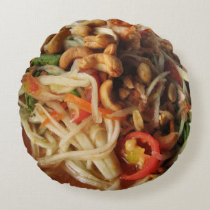 Ayutthaya Spicy Papaya Salad [Som Tam] med Cashew Rund Kudde