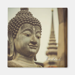 Ayutthaya Thailand Buddha-staty Magnet