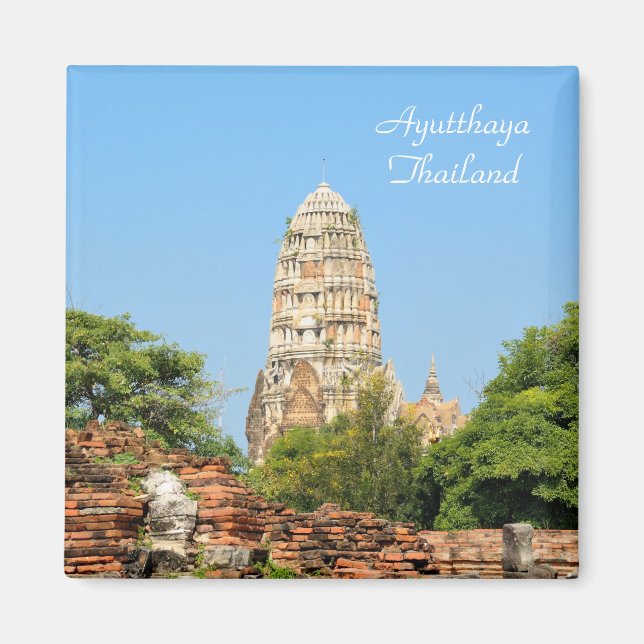 Ayutthaya, Thailands gamla huvudstad Magnet (Framsidan)
